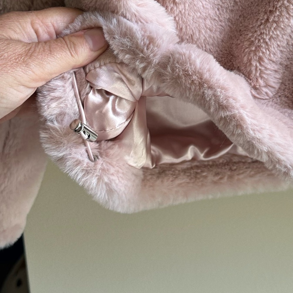 Jou Jou Soft Blush Pink Bomber Jacket - Picture 4 of 9